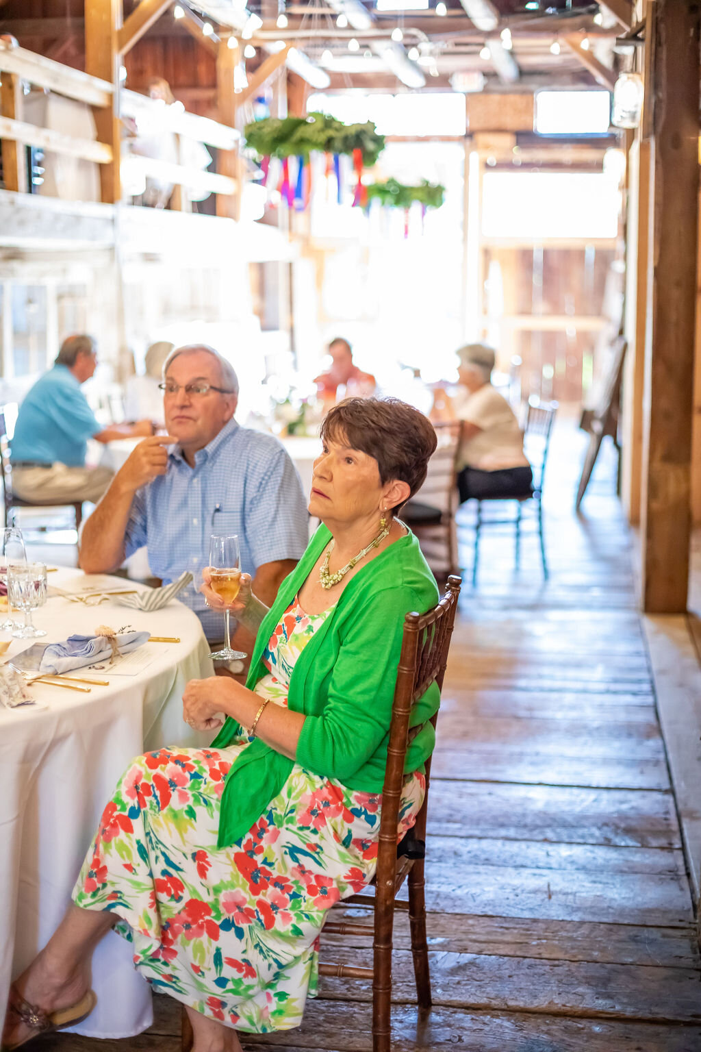 people at table