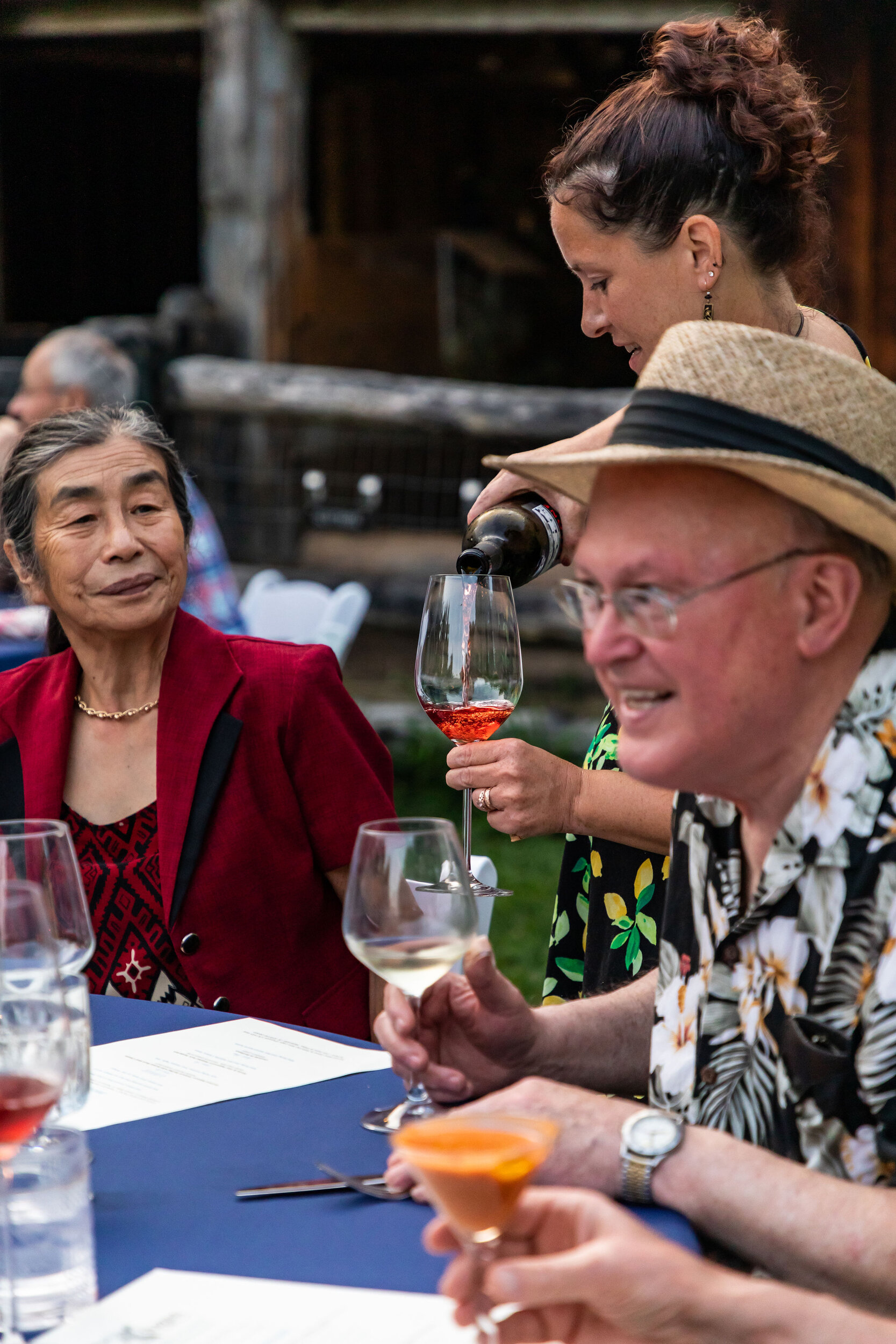 people at table